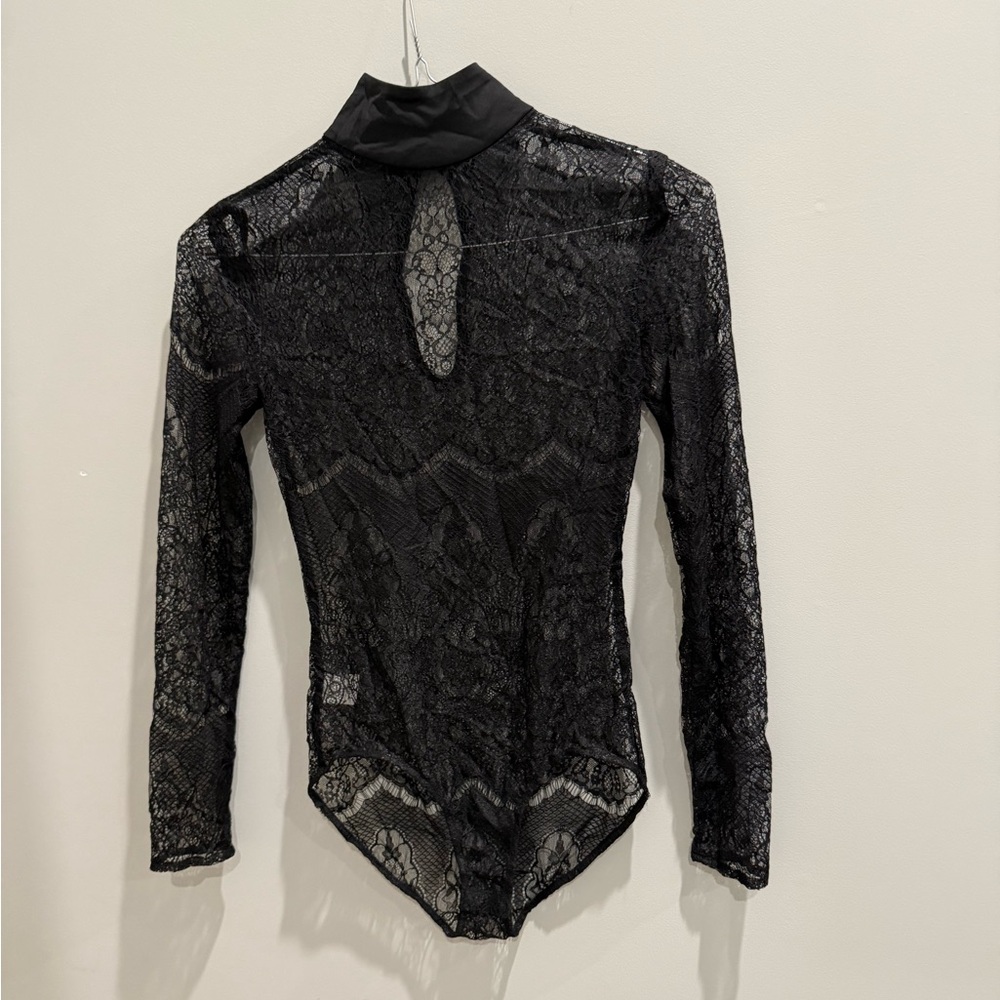 House of CB Black Lace Bodysuit